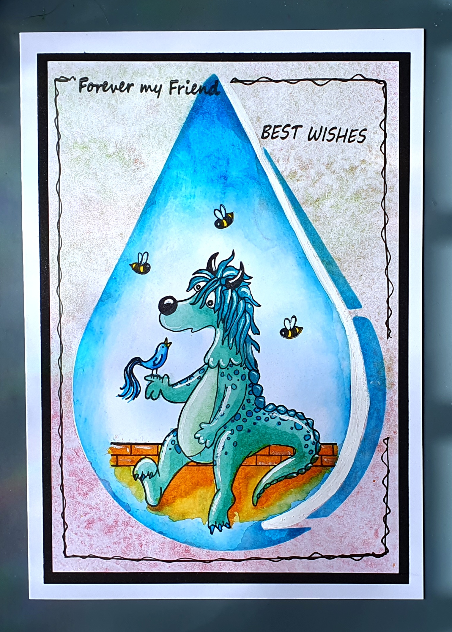 Forever My Friend – Doofus Dragon Handmade Friendship Card