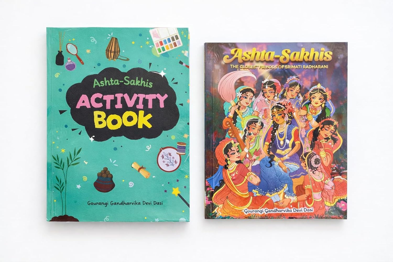 Ashta-Sakhis book + Ashta-Sakhis activity book (Set of 2 books)
