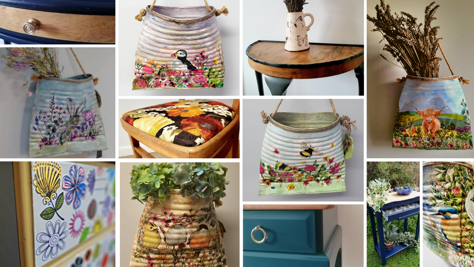 Upcycled Furniture & Handmade Crafts 
