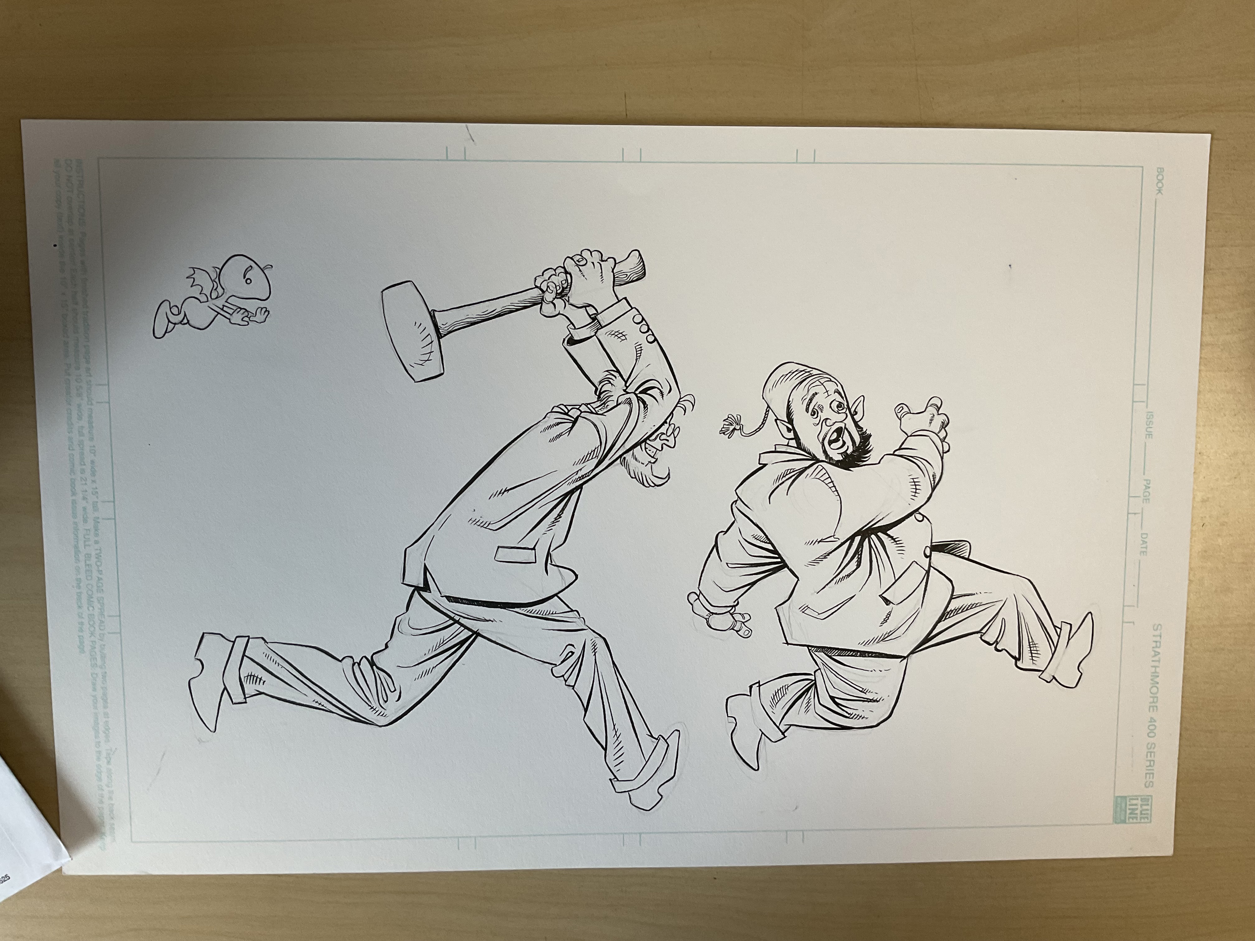 The Corinthian: Pitch Character Drawings