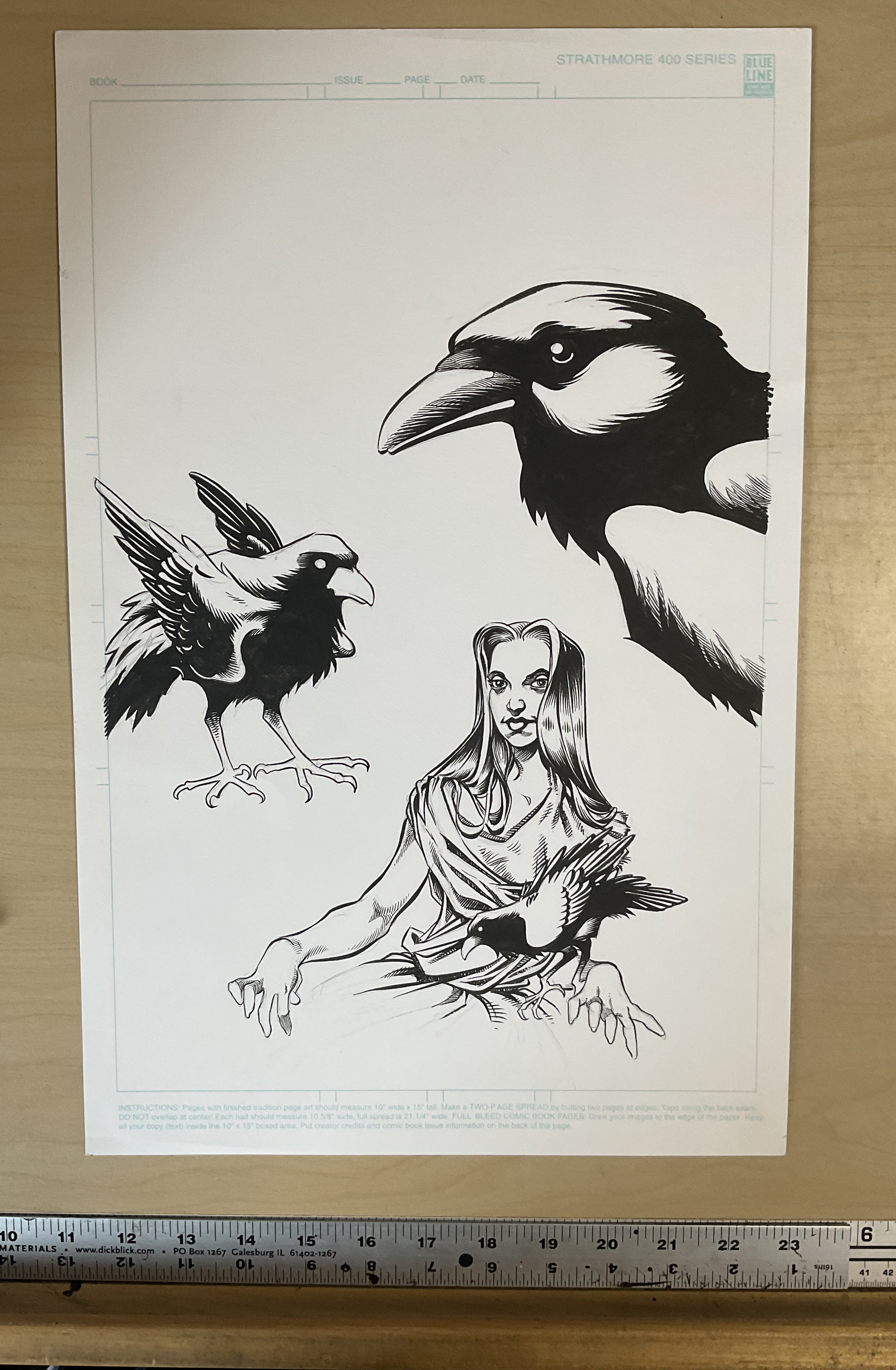 The Corinthian: Pitch Character Drawings