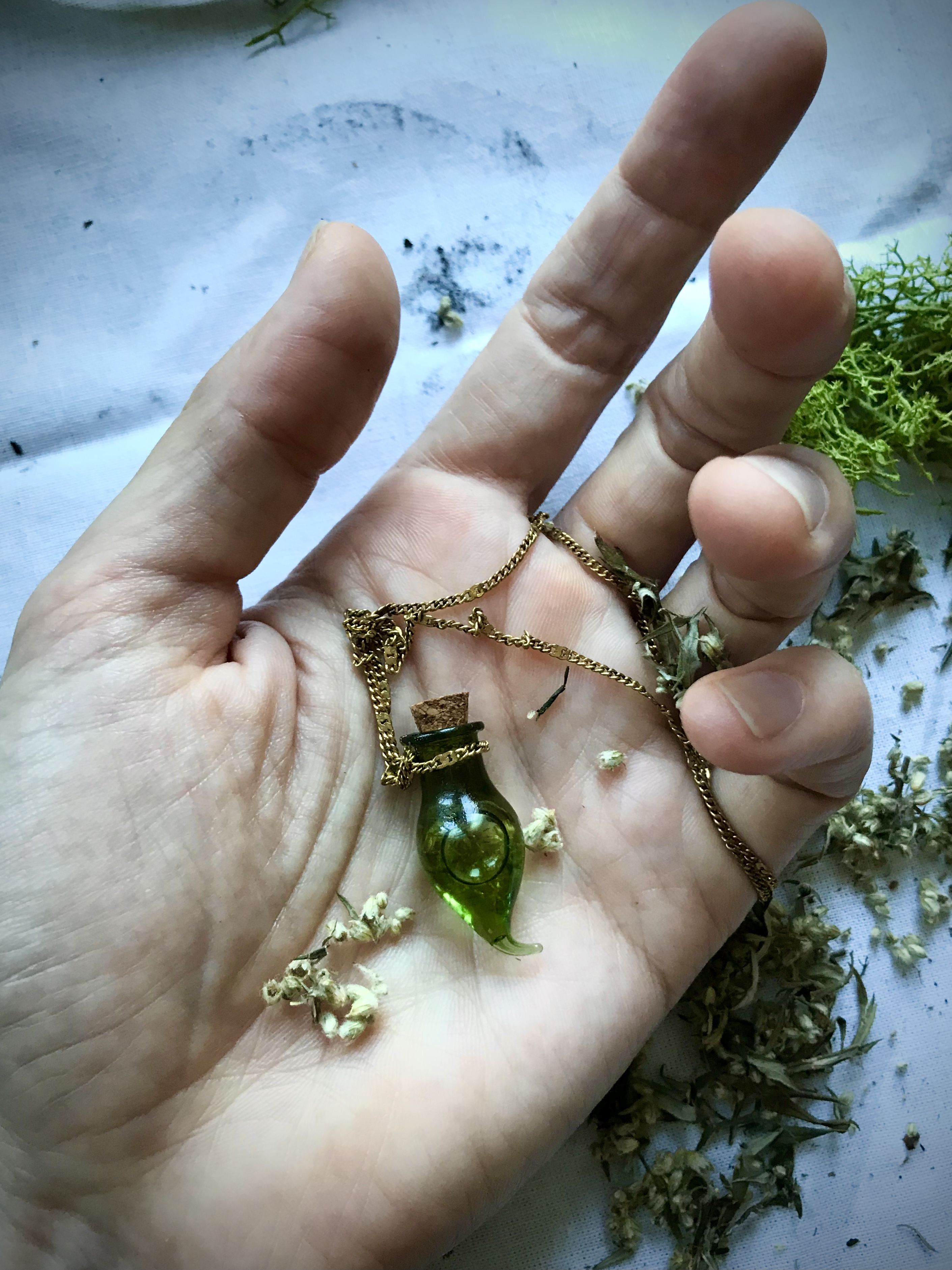 Fairy Forest Amulet with ritual oil