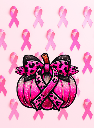 Breast Cancer Pumpkin