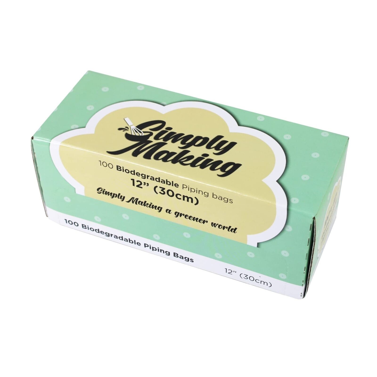 100 x 12" Biodegradable Disposable Piping Bags