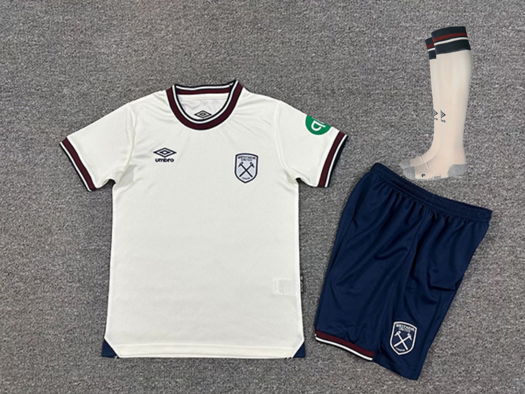 West Ham United Away Replica personalised Adult Shirt or Kids kit