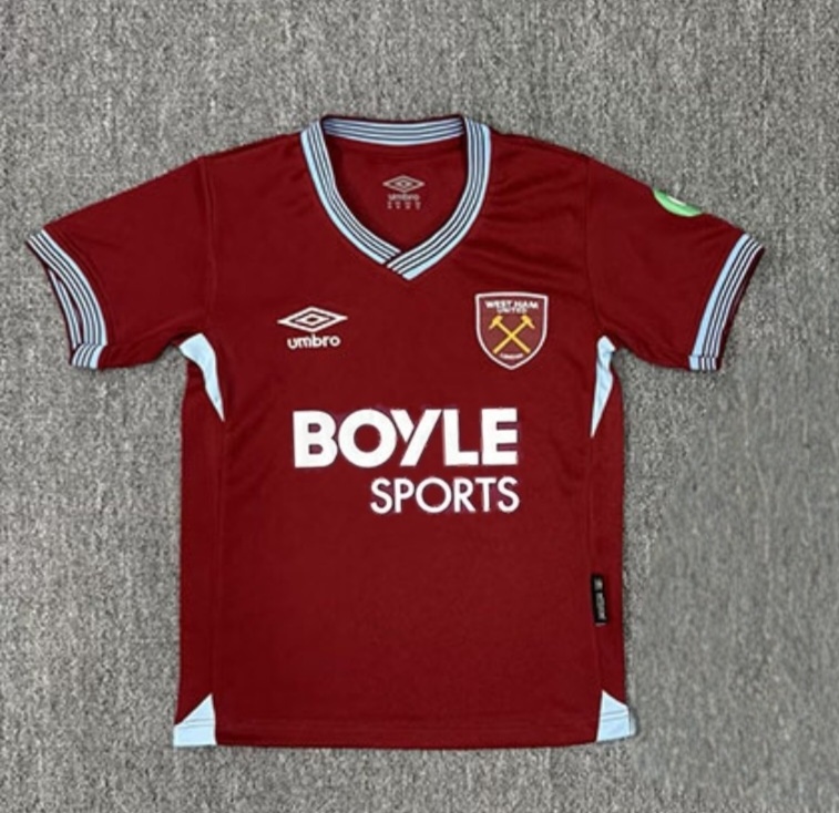 West Ham United Home Replica personalised Adult Shirt or Kids kit