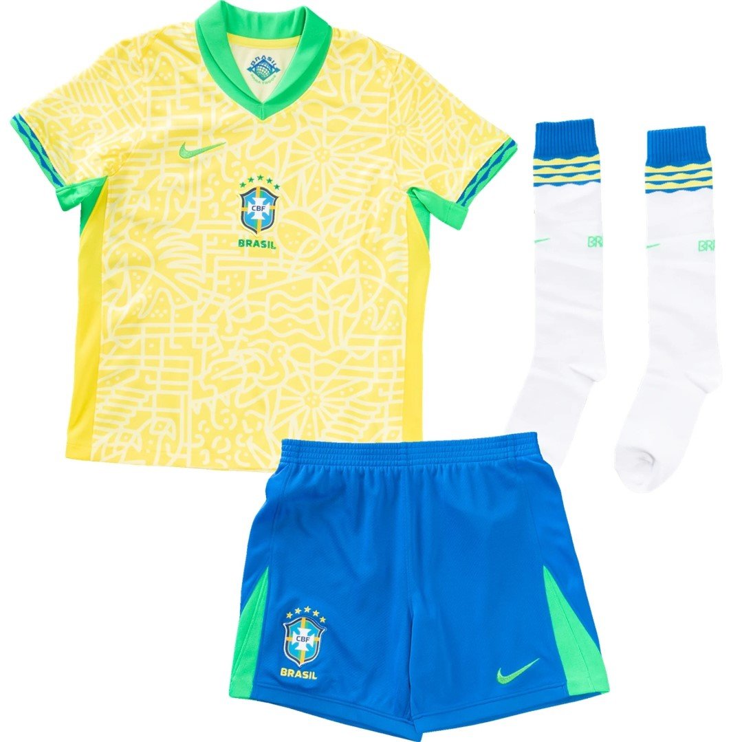Brazil Home Yellow Replica personalised Shirt