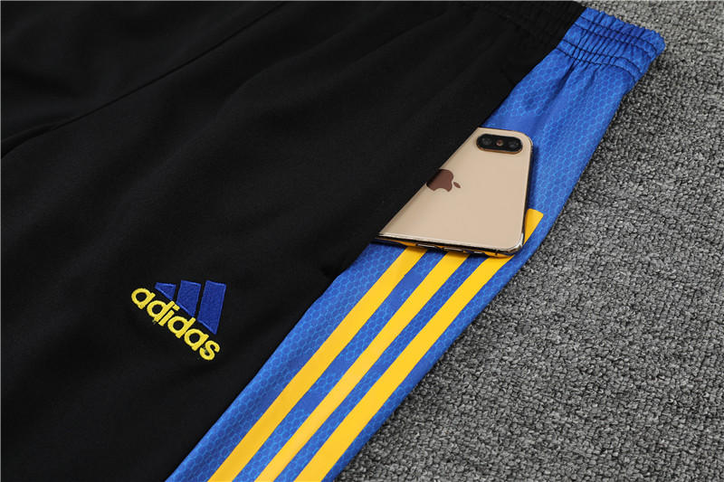Manchester United Blue/Yellow Half Zip Jacket Tracksuit