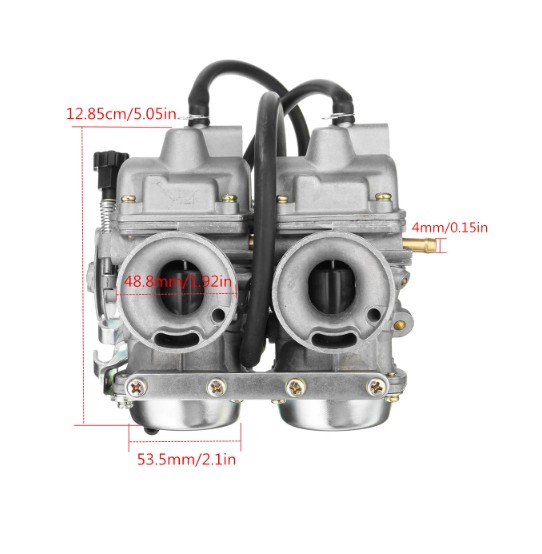 Carburetor Dual Carb Assy Fuel Filter For Honda Rebel CA CMX 250 C CMX250 CA250