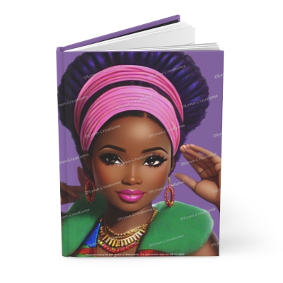 Onyx, from the Nubian Collection, Hardcover Matte Journal