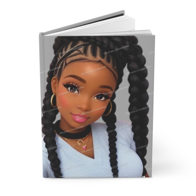 Tia, from the Nubian Collection, Hardcover Matte Journal