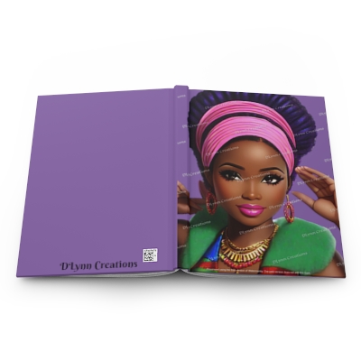 Onyx, from the Nubian Collection, Hardcover Matte Journal