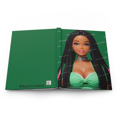Tianne, from the Nubian Collection, Hardcover Matte Journal