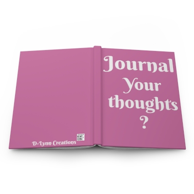 Pink Your Thoughts (?), Hardcover Matte Journal