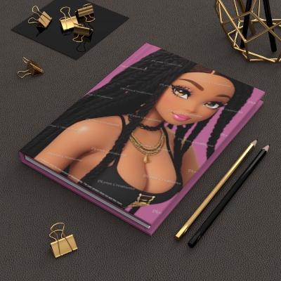 Nikki, from the Nubian Collection, Hardcover Matte Journal