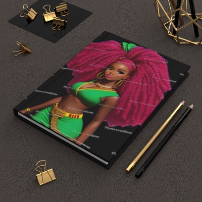 Yani, from the Nubian Collection, Hardcover Matte Journal
