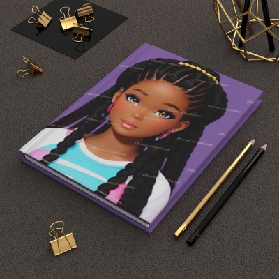 Zaybre, from the Nubian Collection, Hardcover Matte Journal
