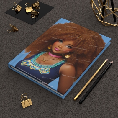 Qua, from the Nubian Collection, Hardcover Matte Journal