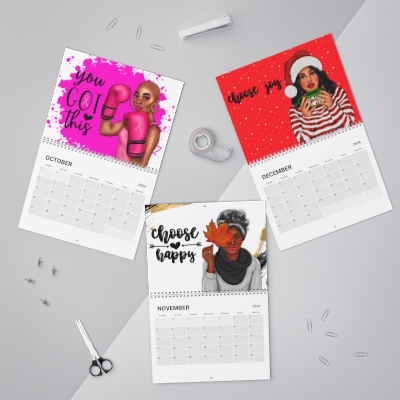 Embrace Your Journey with 'It's My Time, the Best is Yet to Come' 2024 Calendar - Celebrating Women