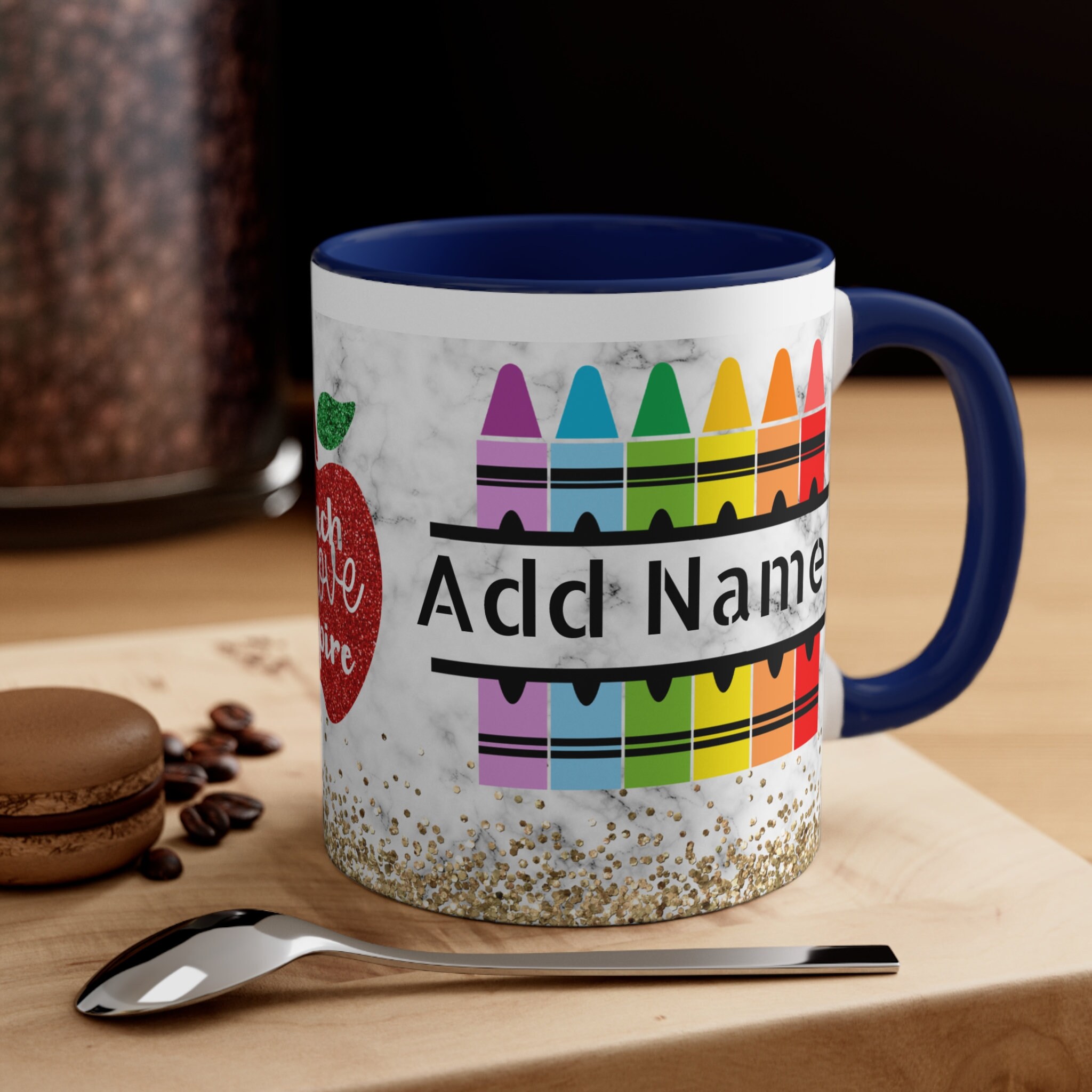 Personalized Teachers Name Coffee Mug, 11oz
