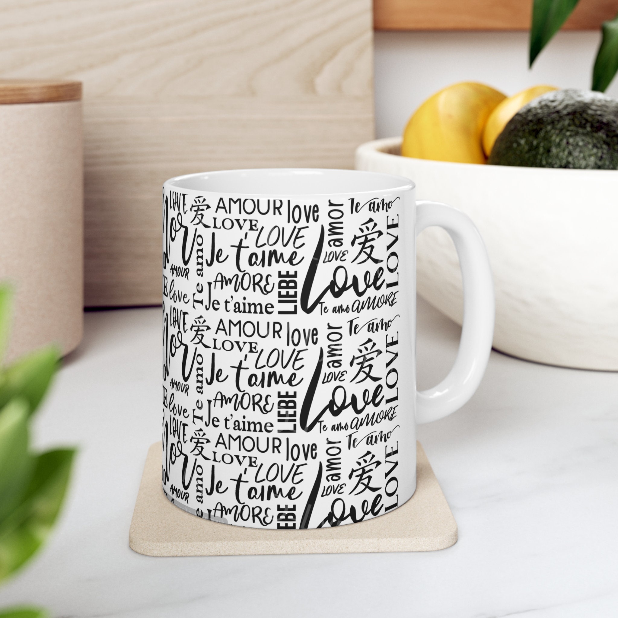 Self-Love Ceramic Coffee Mug 11oz (watermark removed when purchased)