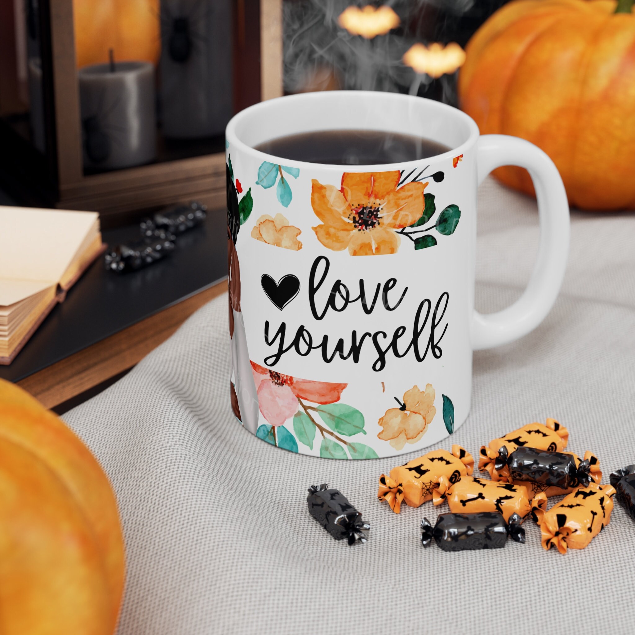You are Enough 11oz Ceramic Coffee Mug (watermark will be removed when purchased)