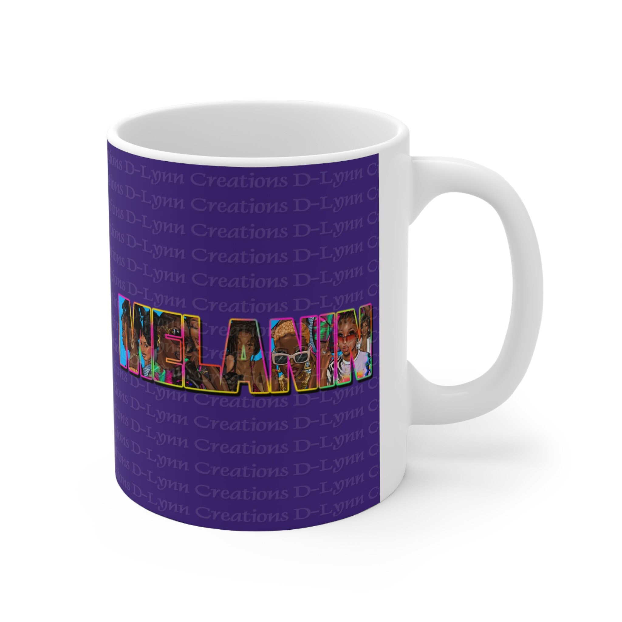She's Classy Melanin Woman 11oz Ceramic Mug (watermark removed once purchased)