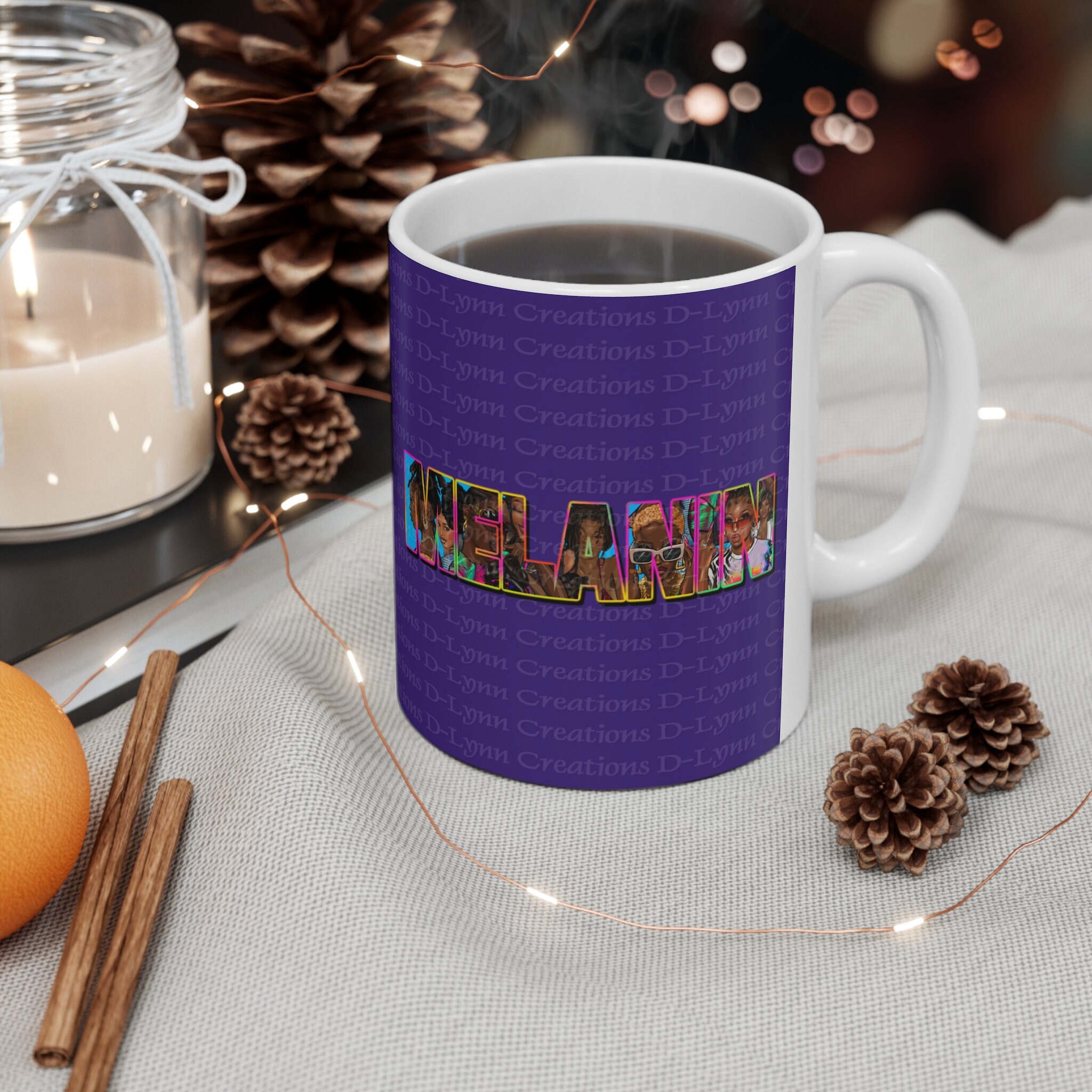 She's Classy Melanin Woman 11oz Ceramic Mug (watermark removed once purchased)