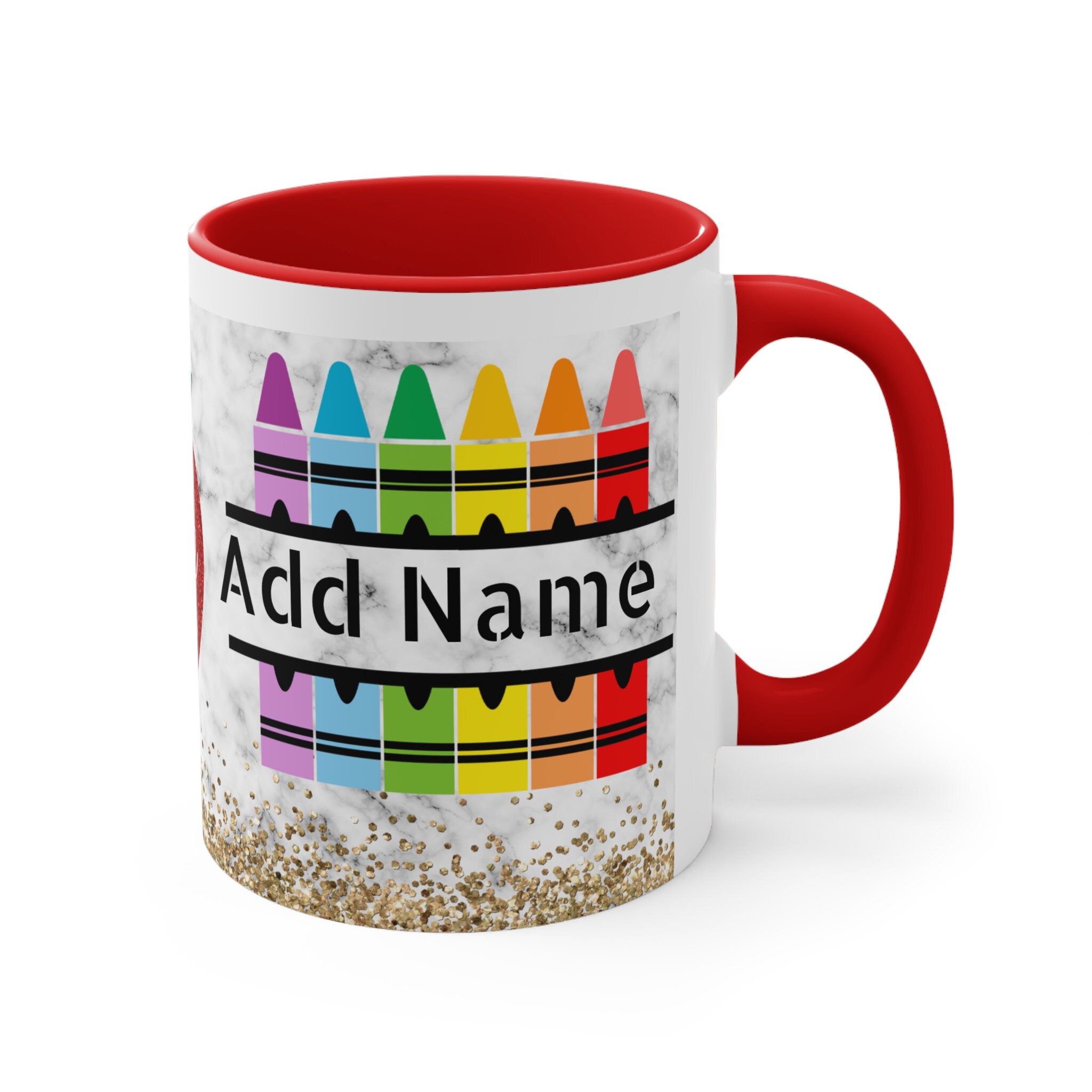 Personalized Teachers Name Coffee Mug, 11oz