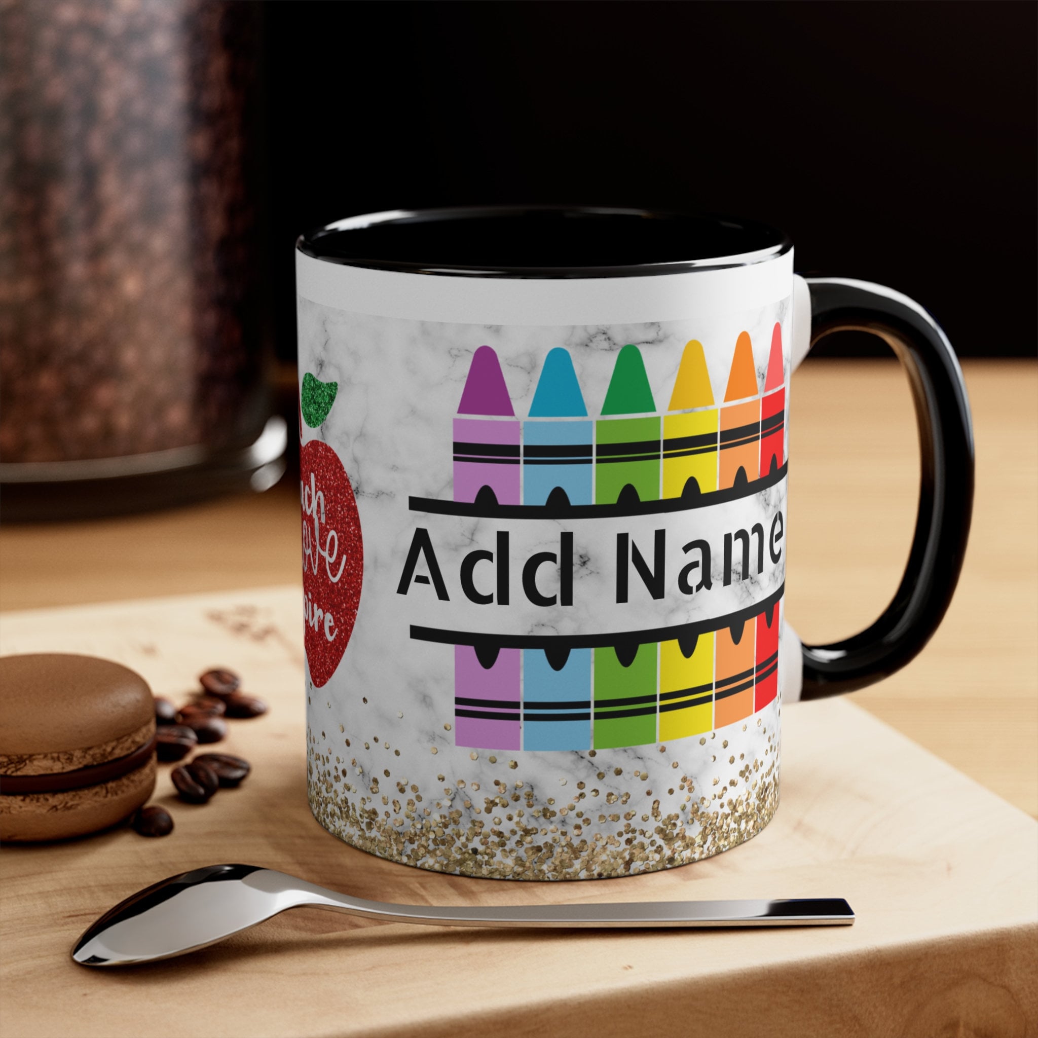 Personalized Teachers Name Coffee Mug, 11oz