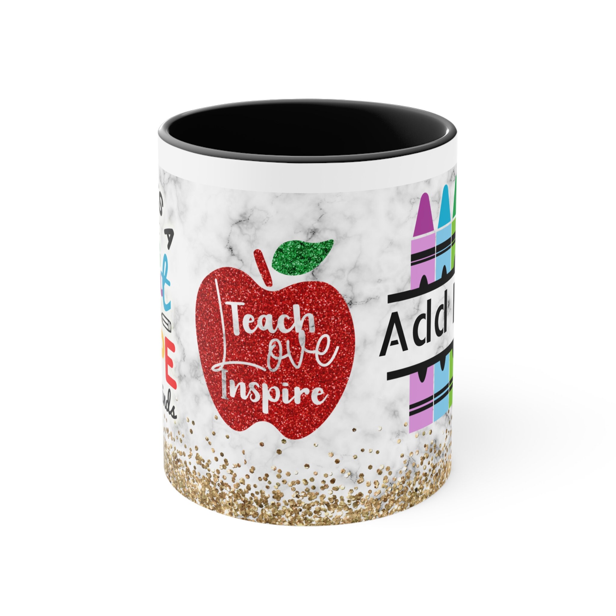 Personalized Teachers Name Coffee Mug, 11oz