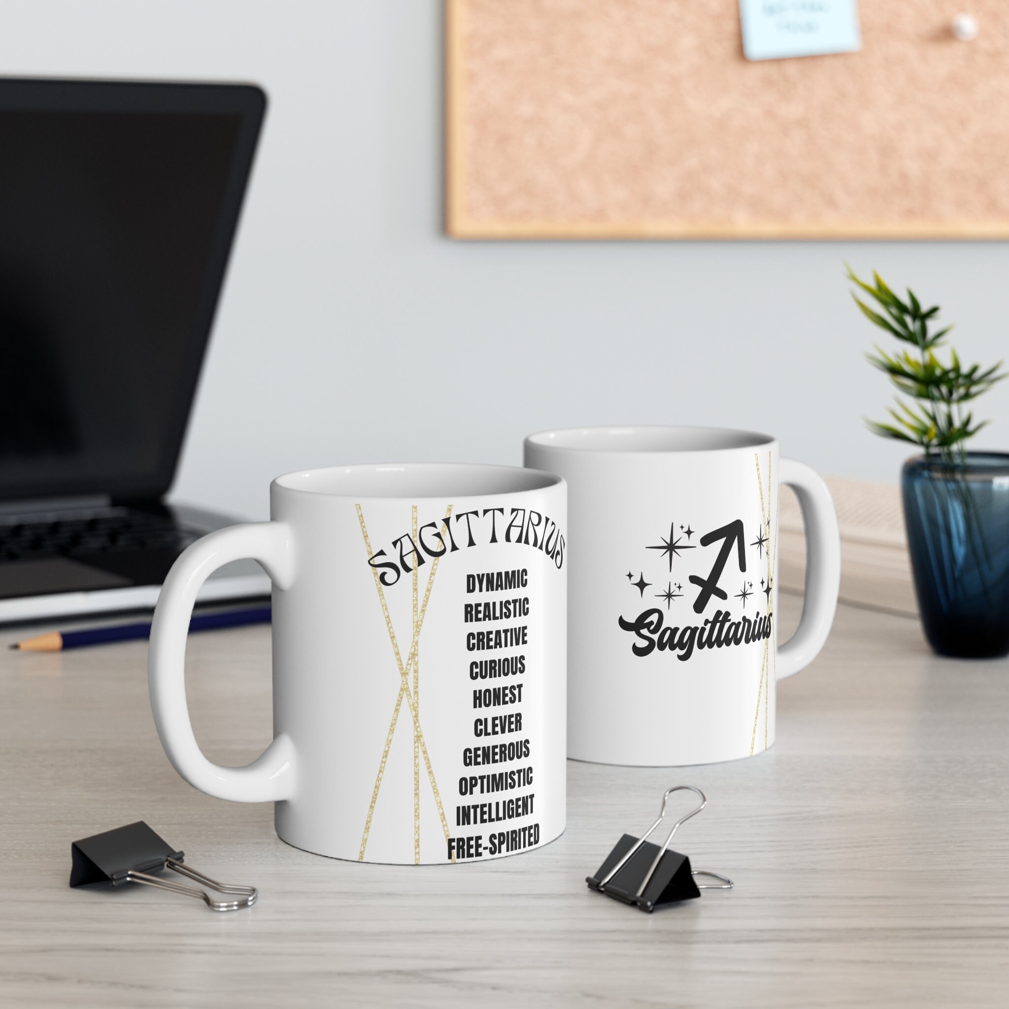 Sagittarius 11oz White Ceramic Coffee Mug