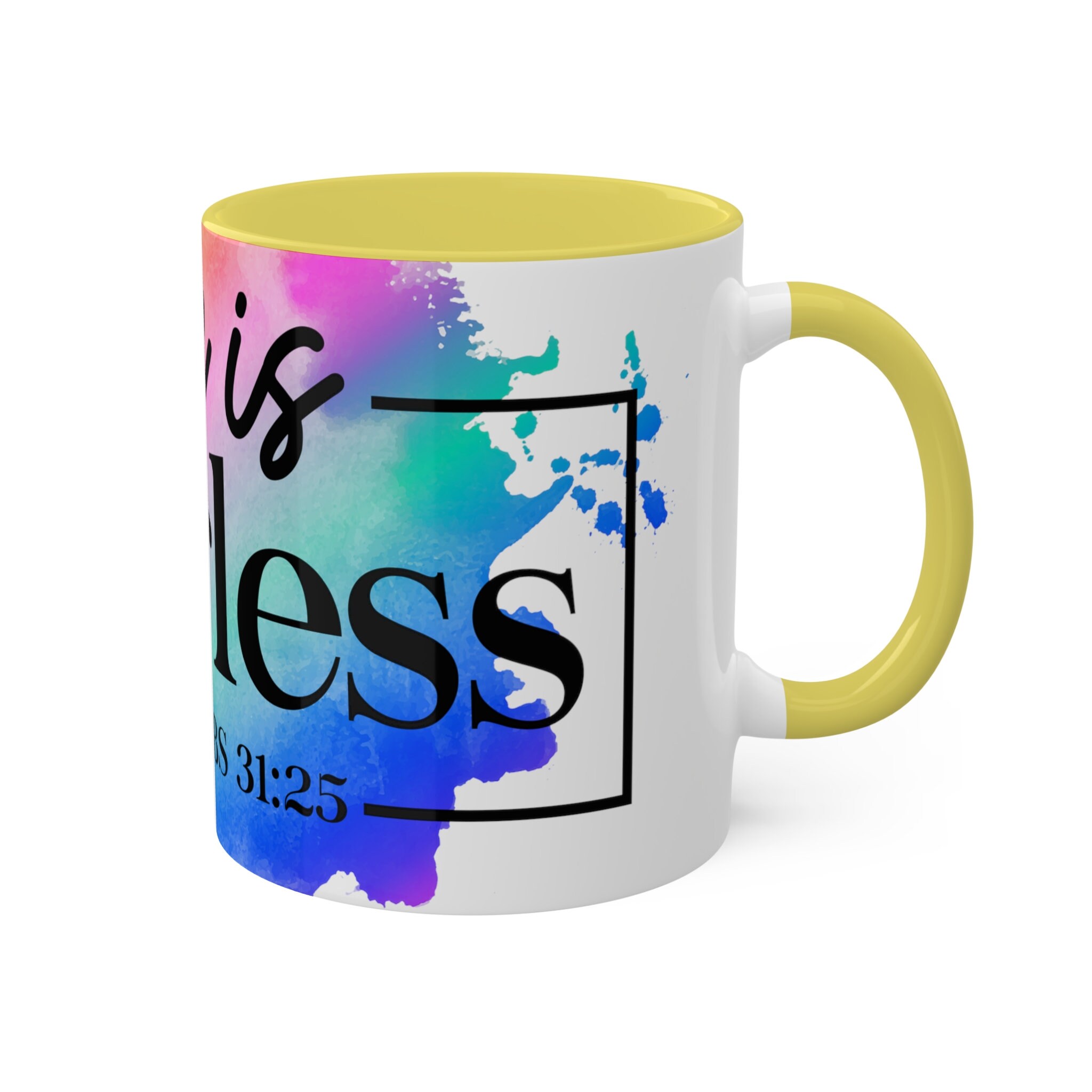She is Fearless 11oz Colorful Ceramic Coffee Mugs