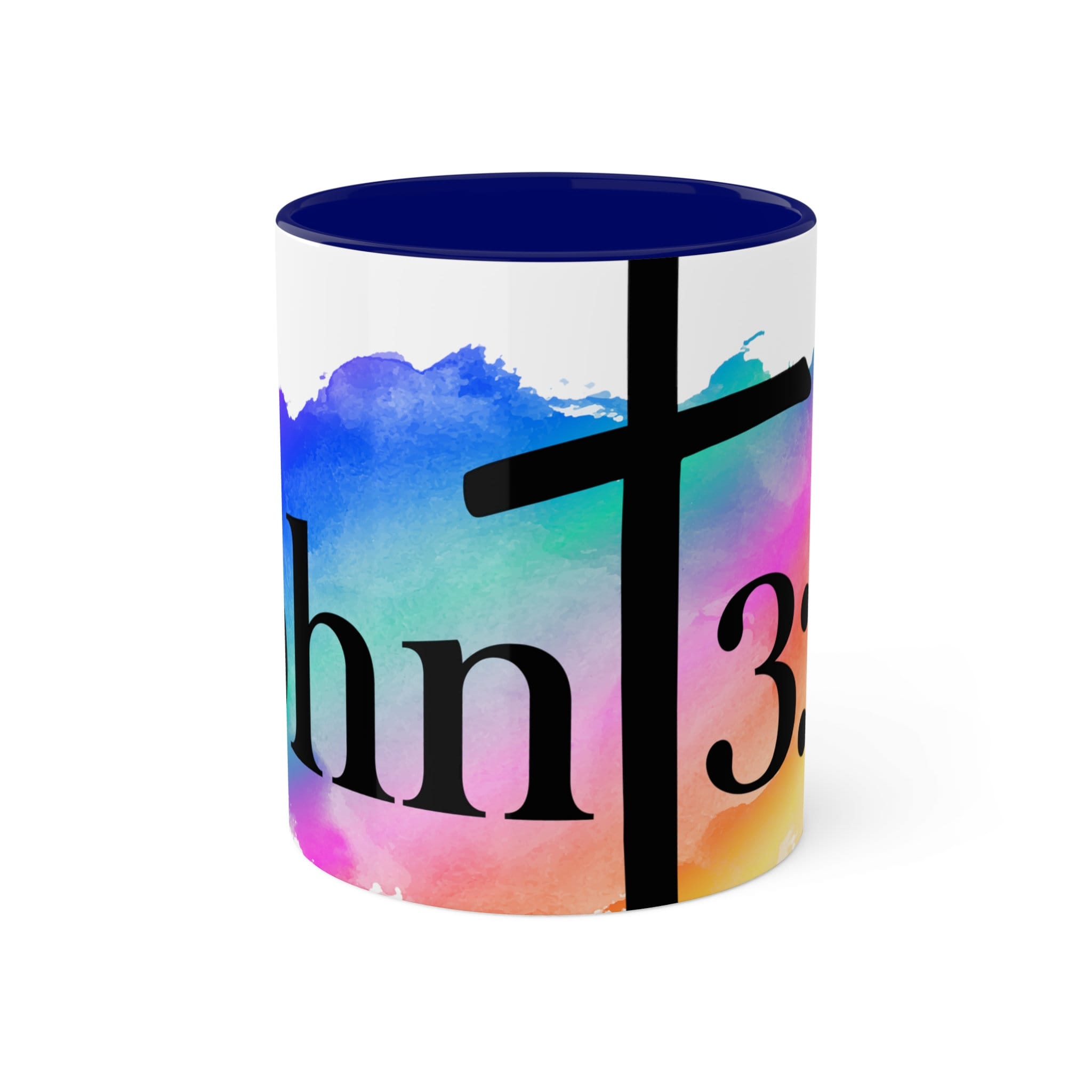 John 3:16, 11oz Colorful Ceramic Coffee Mug