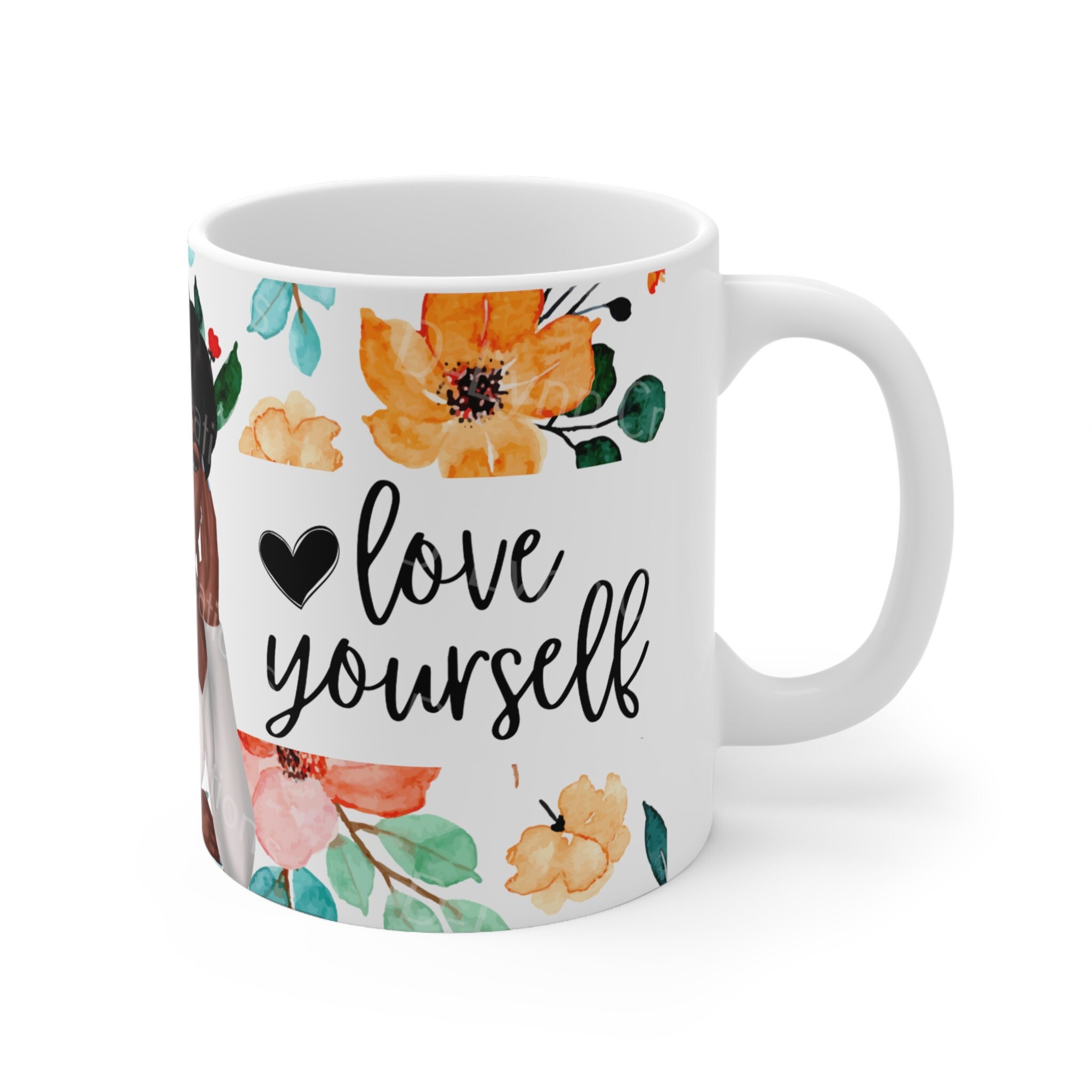 You are Enough 11oz Ceramic Coffee Mug (watermark will be removed when purchased)