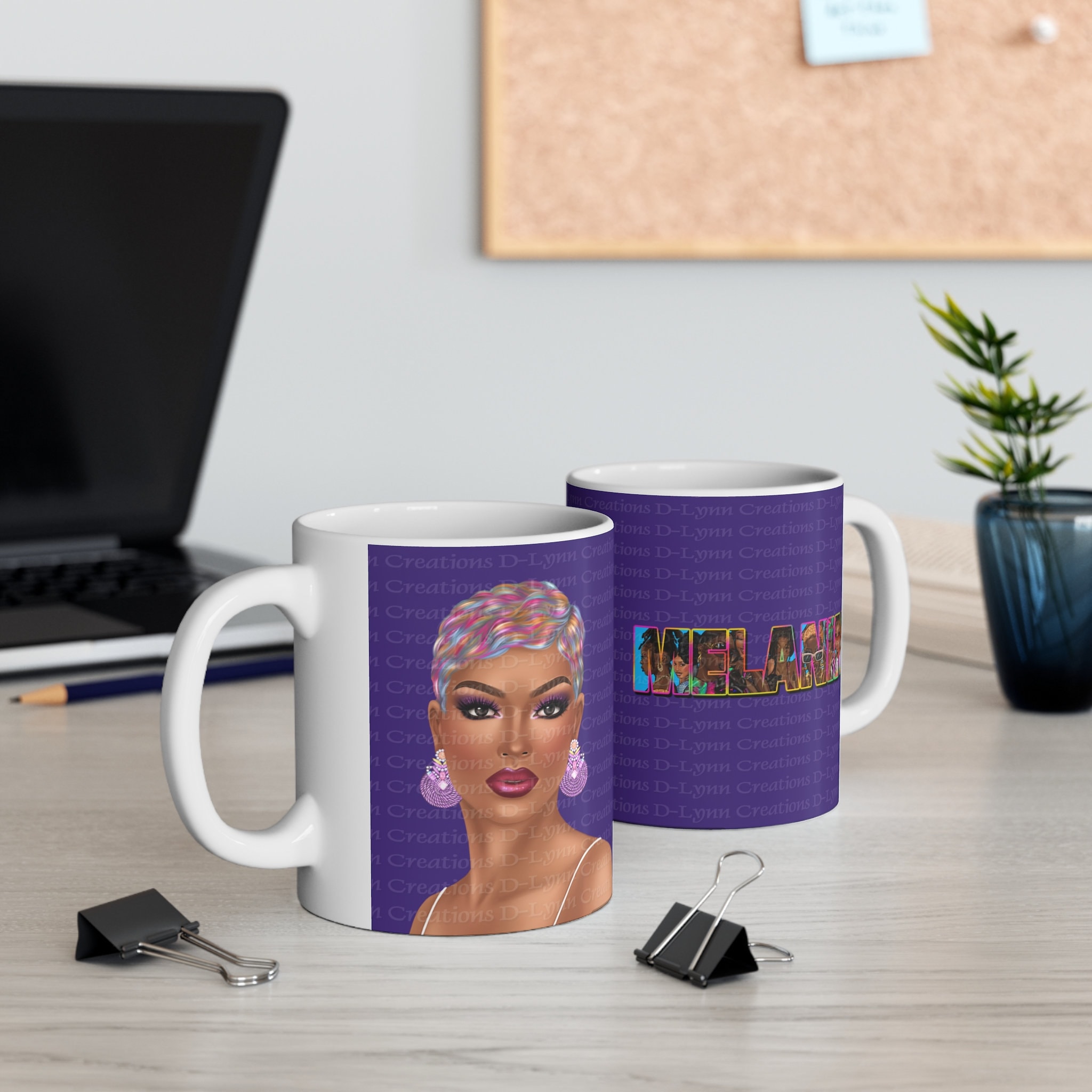 She's Classy Melanin Woman 11oz Ceramic Mug (watermark removed once purchased)