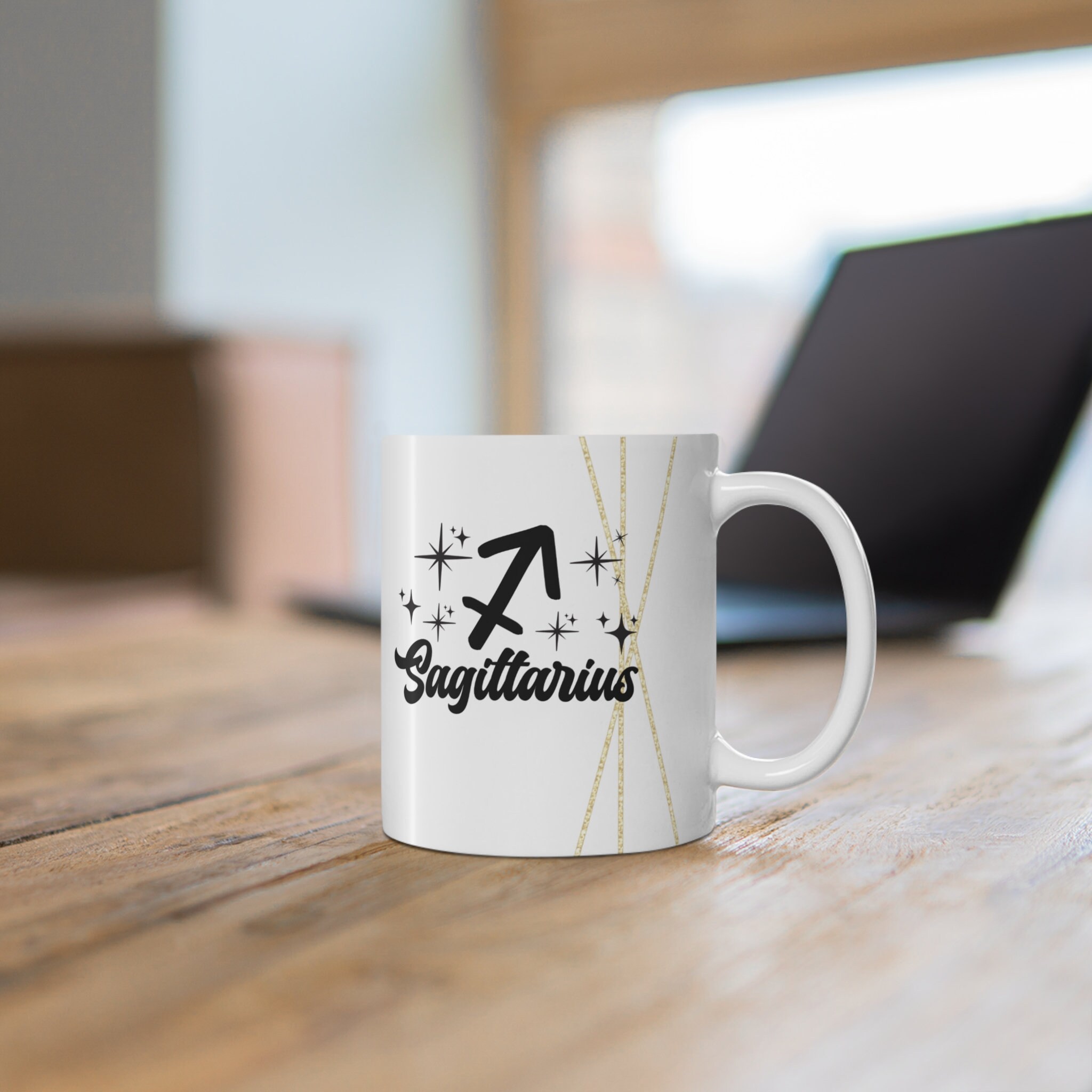 Sagittarius 11oz White Ceramic Coffee Mug