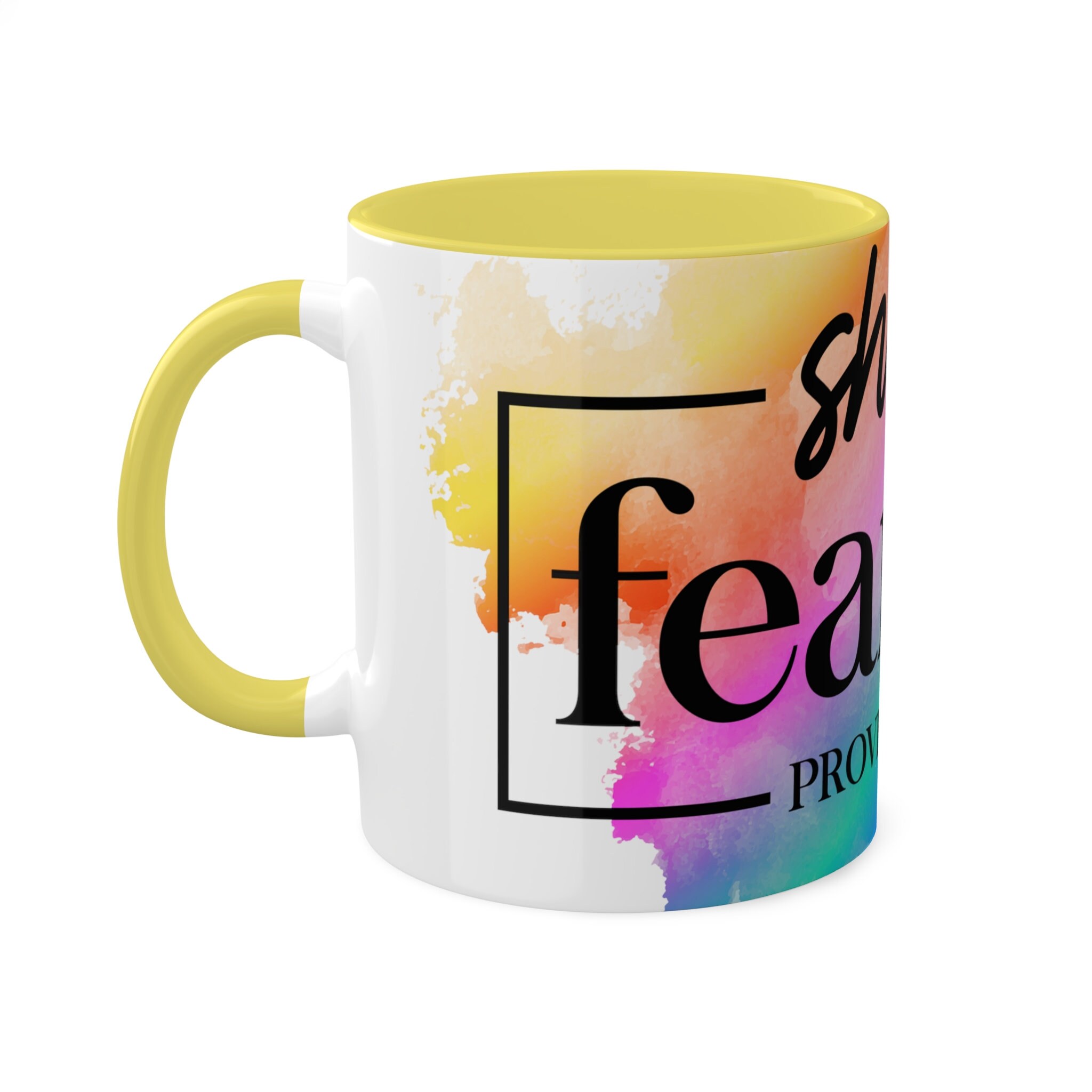 She is Fearless 11oz Colorful Ceramic Coffee Mugs