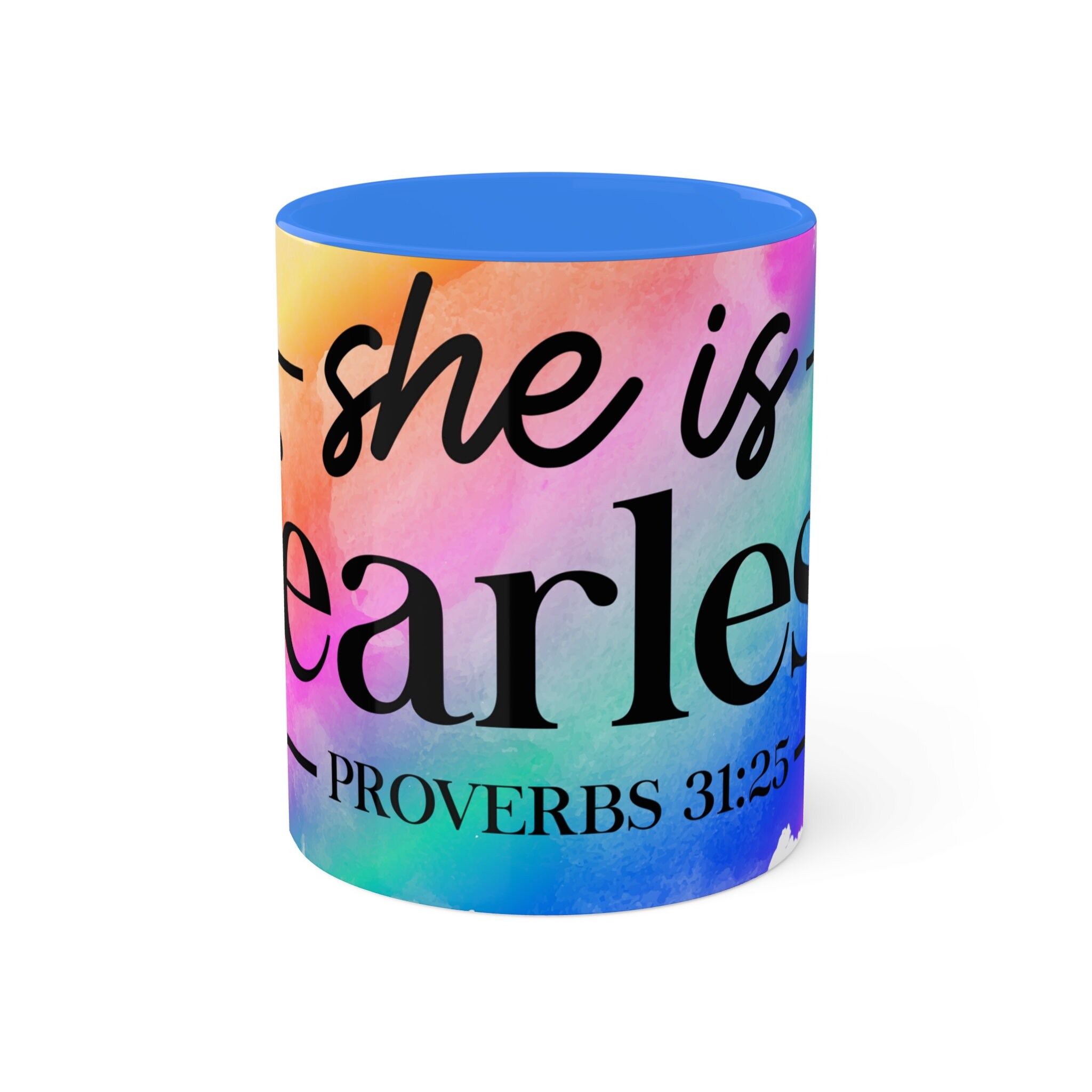 She is Fearless 11oz Colorful Ceramic Coffee Mugs