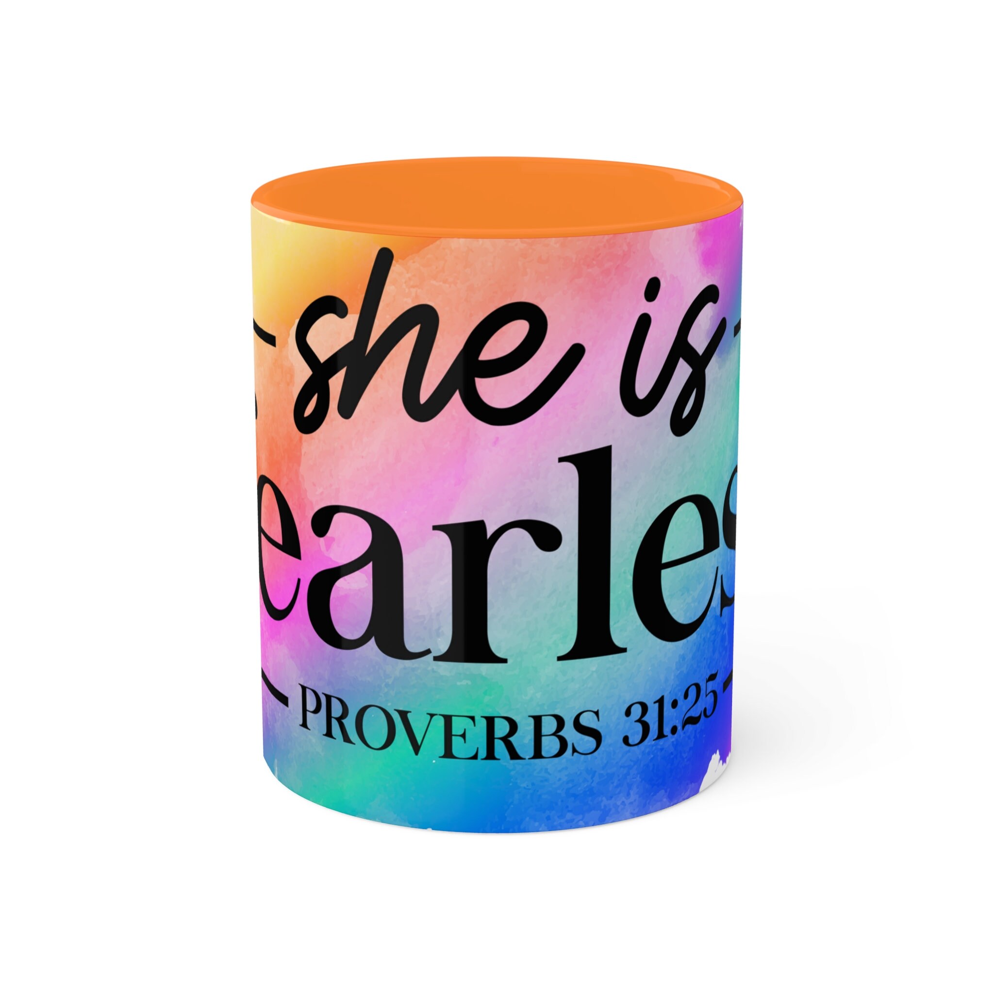 She is Fearless 11oz Colorful Ceramic Coffee Mugs
