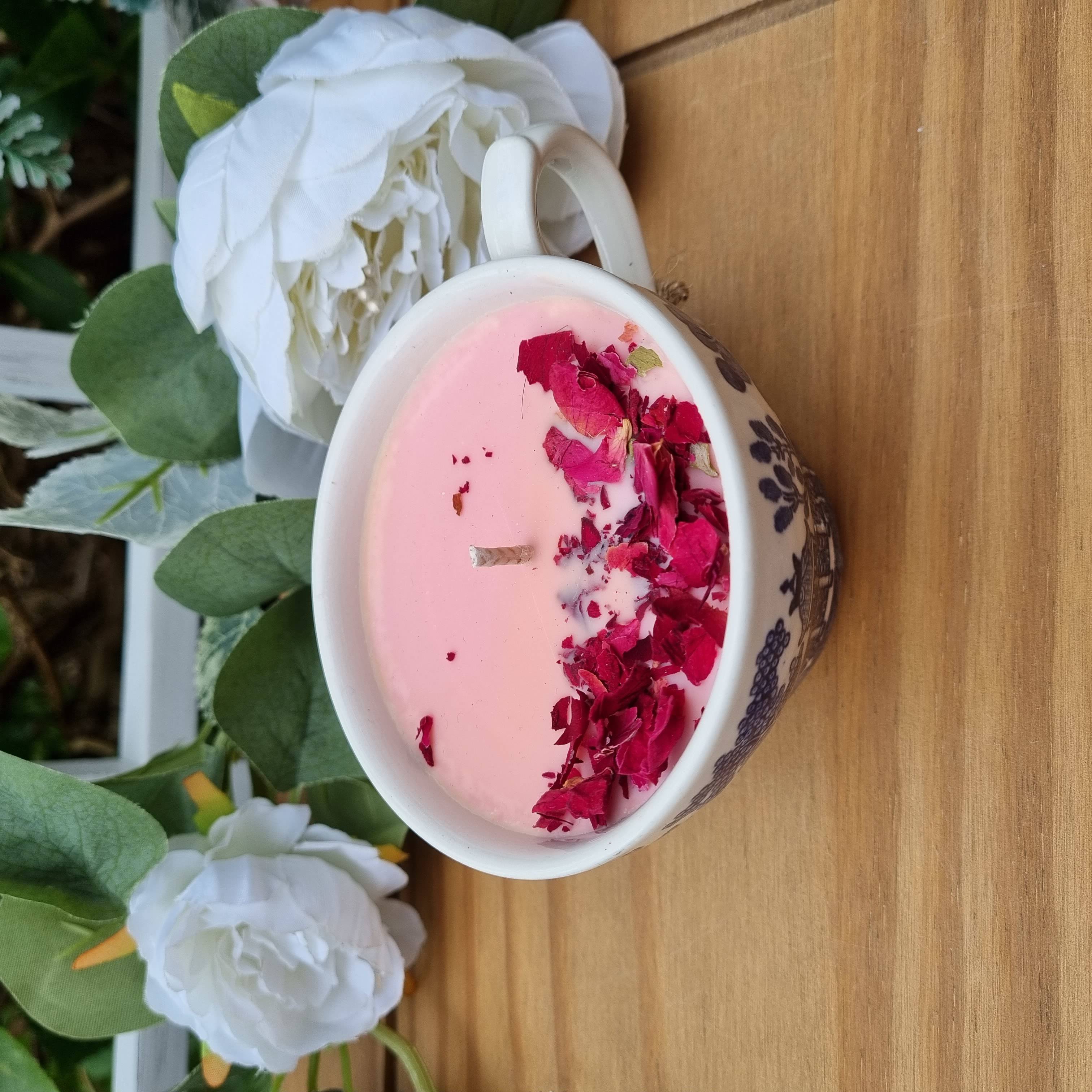 Cherry Teacup Candle