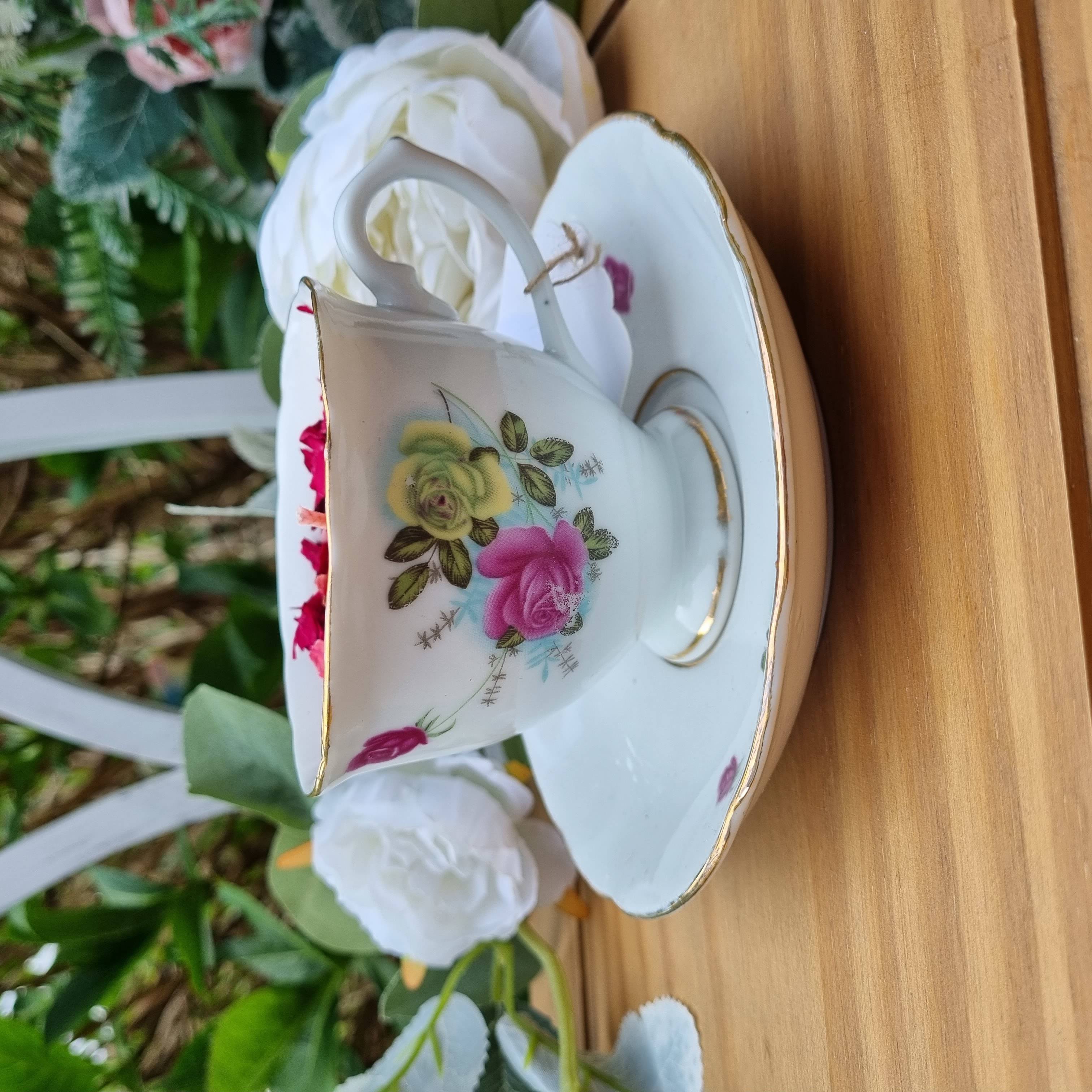 Cherry Teacup & Saucer Candle