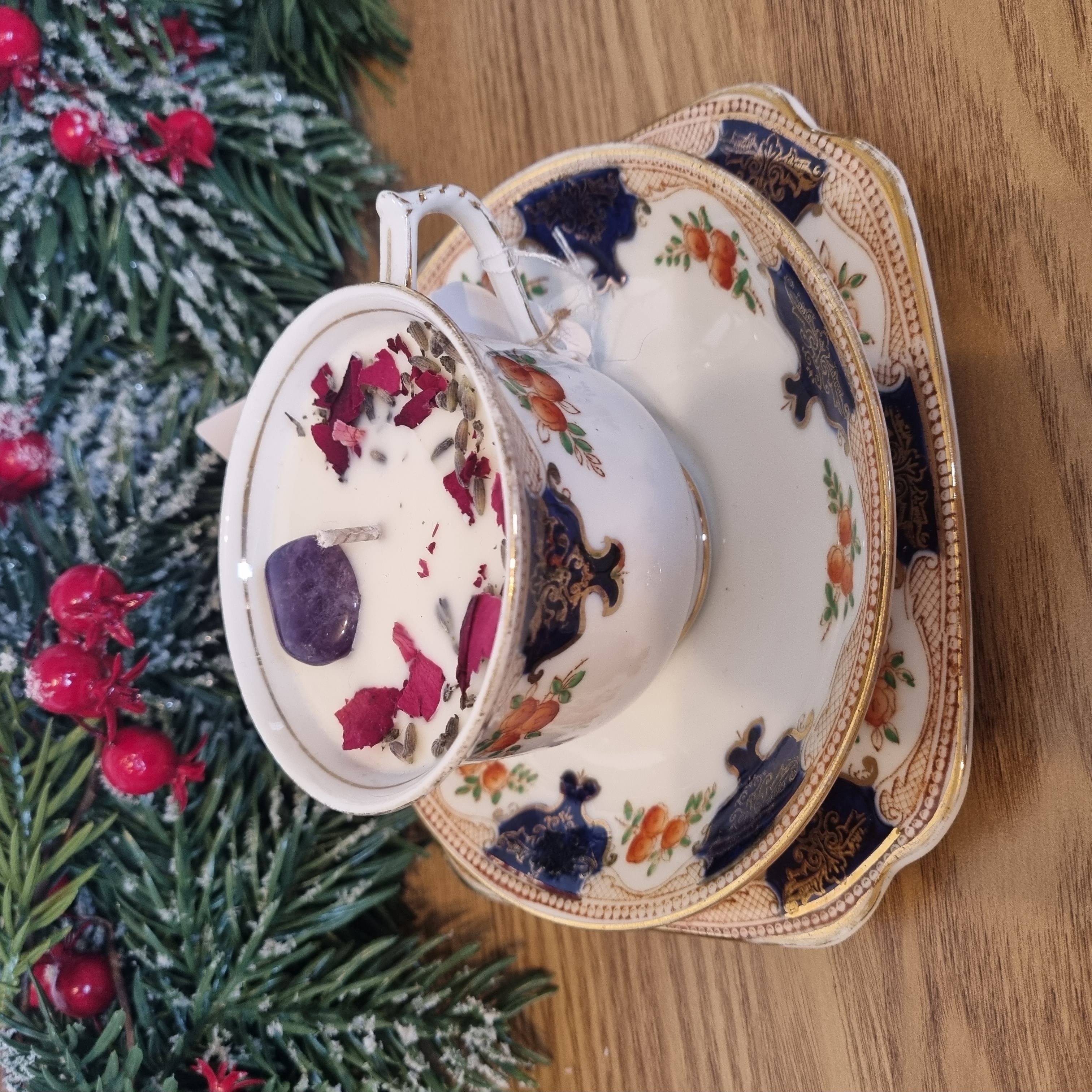 Sandalwood & Vanilla Crystal Candle