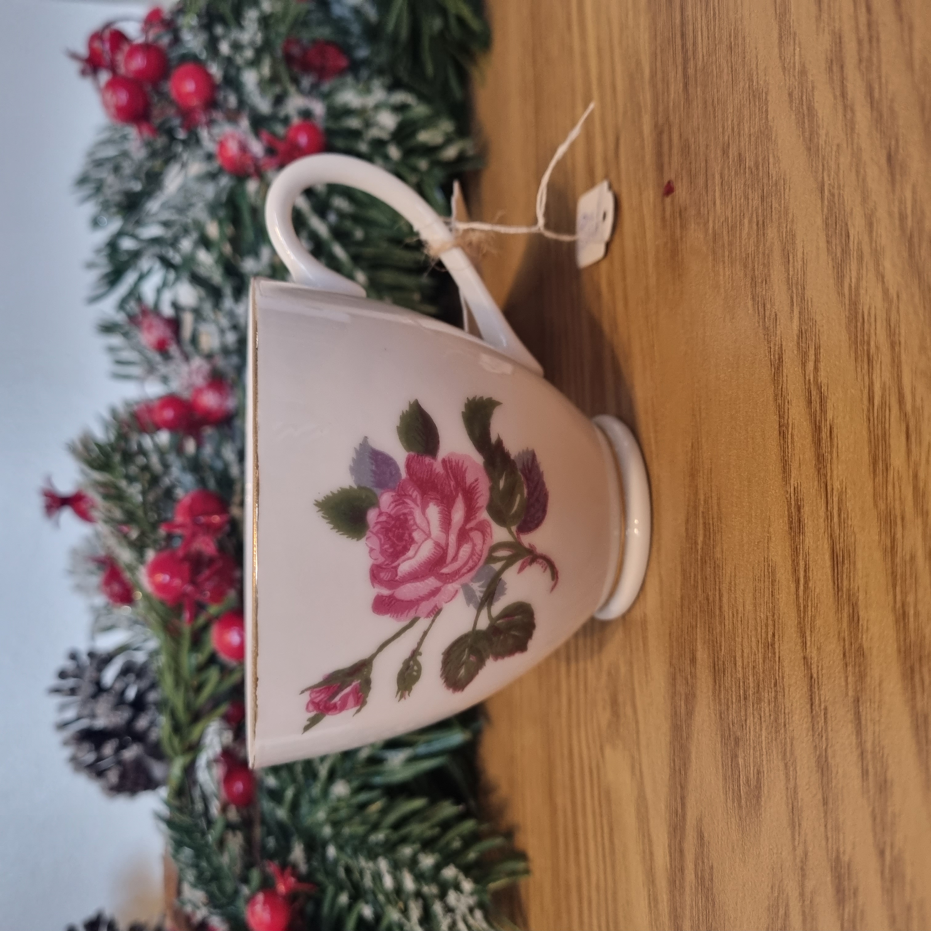 Apricot & Rose Teacup Candle