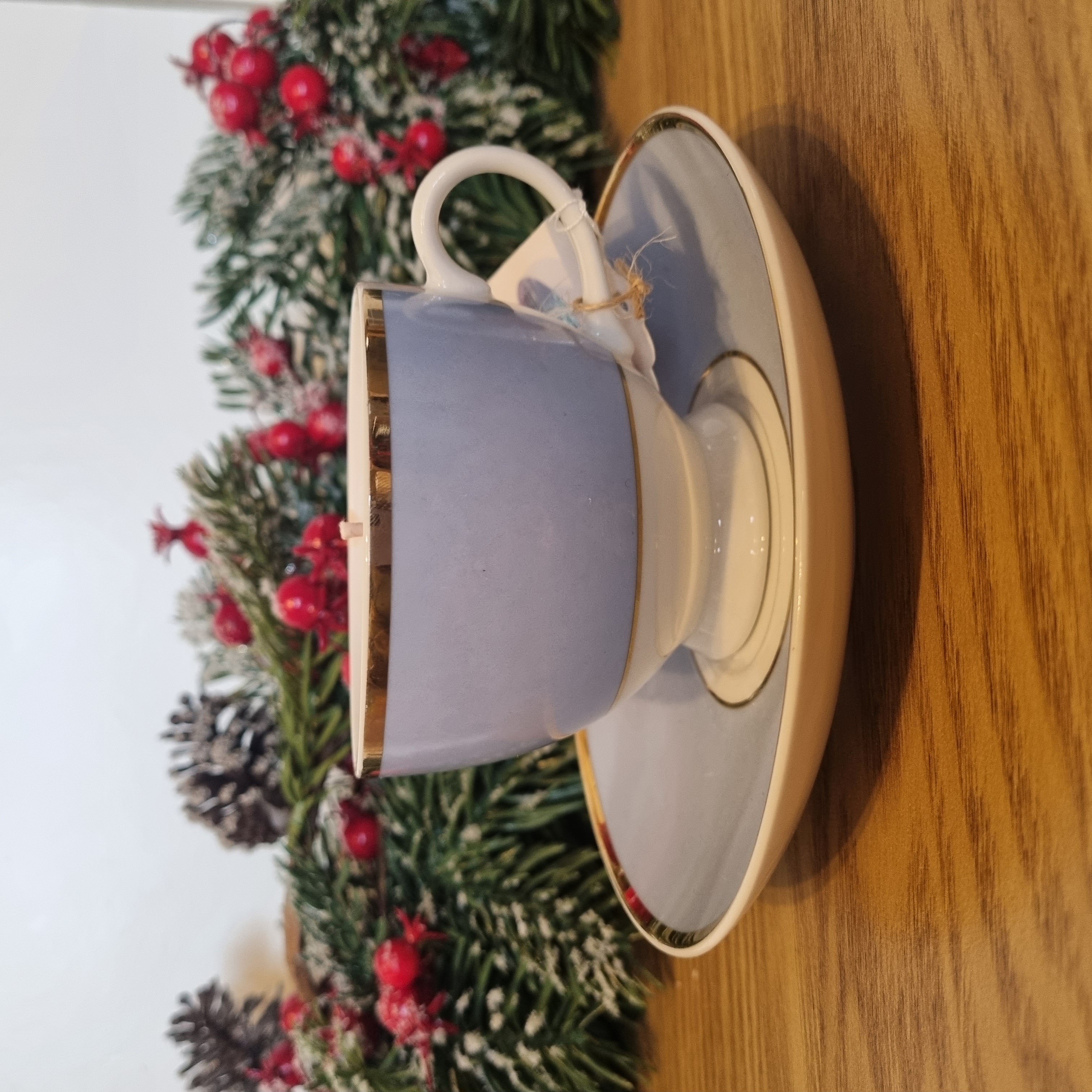 Pumpkin Spice Latte Teacup & Saucer Candle