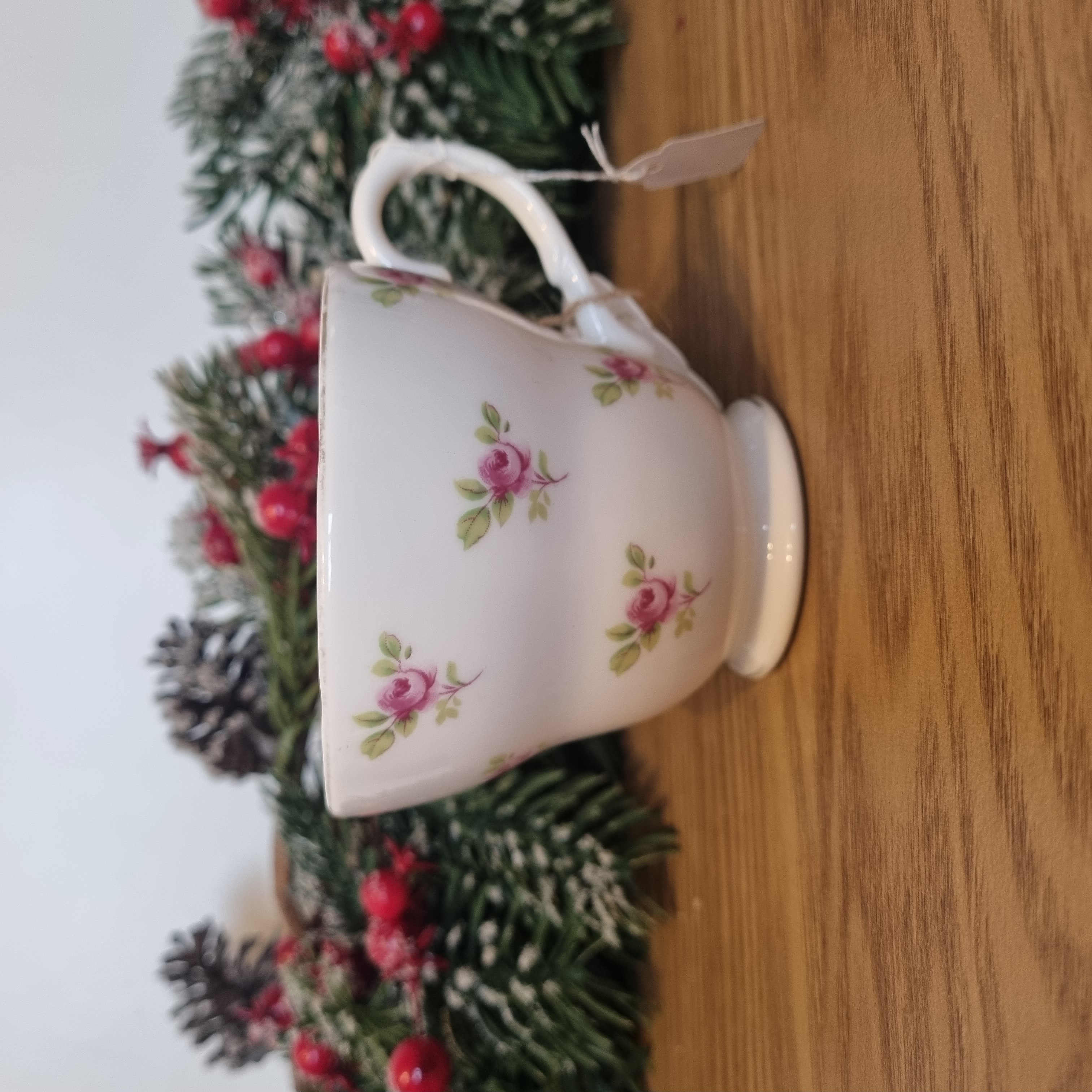 Apricot & Rose Teacup Candle