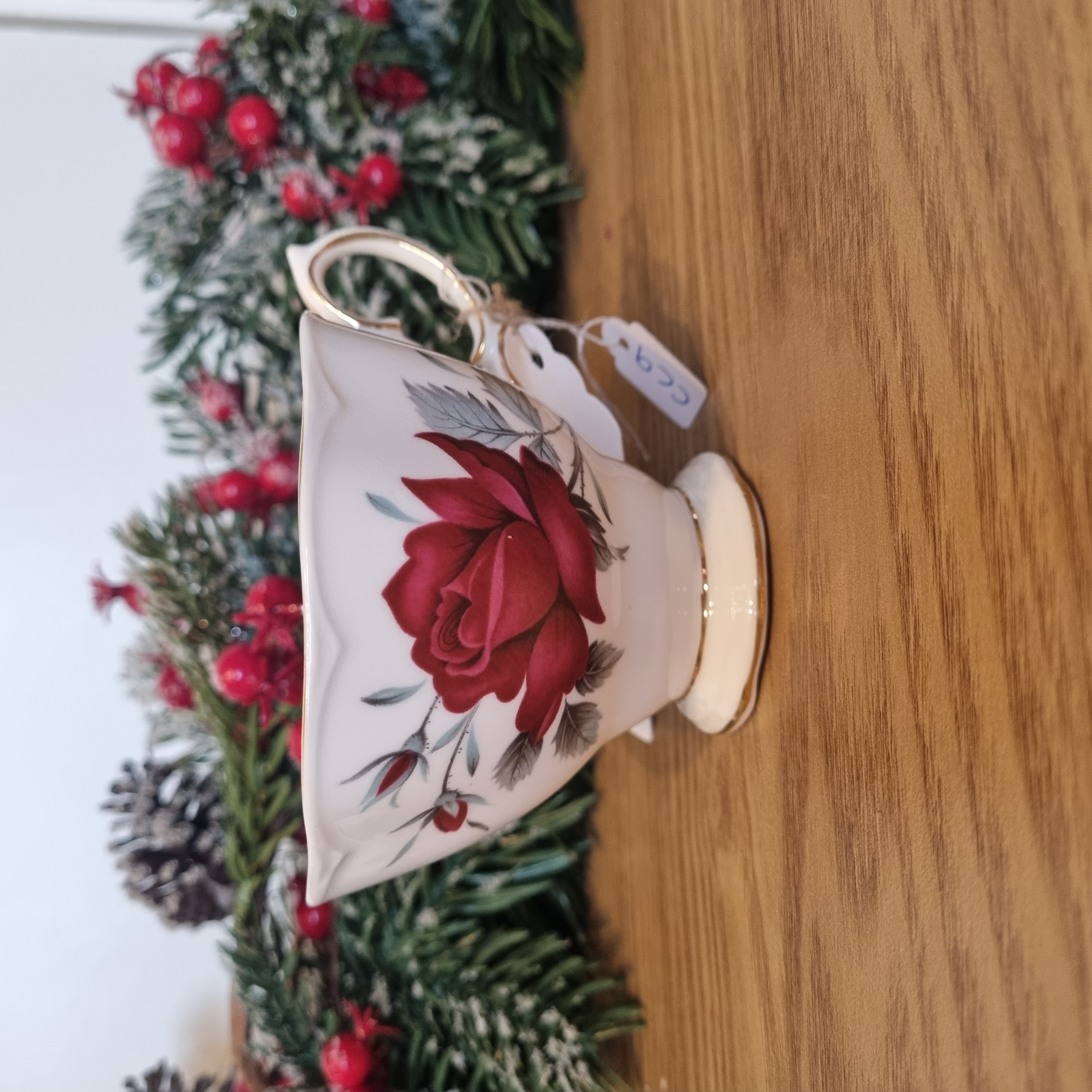 Christmas Cookie Teacup Candle