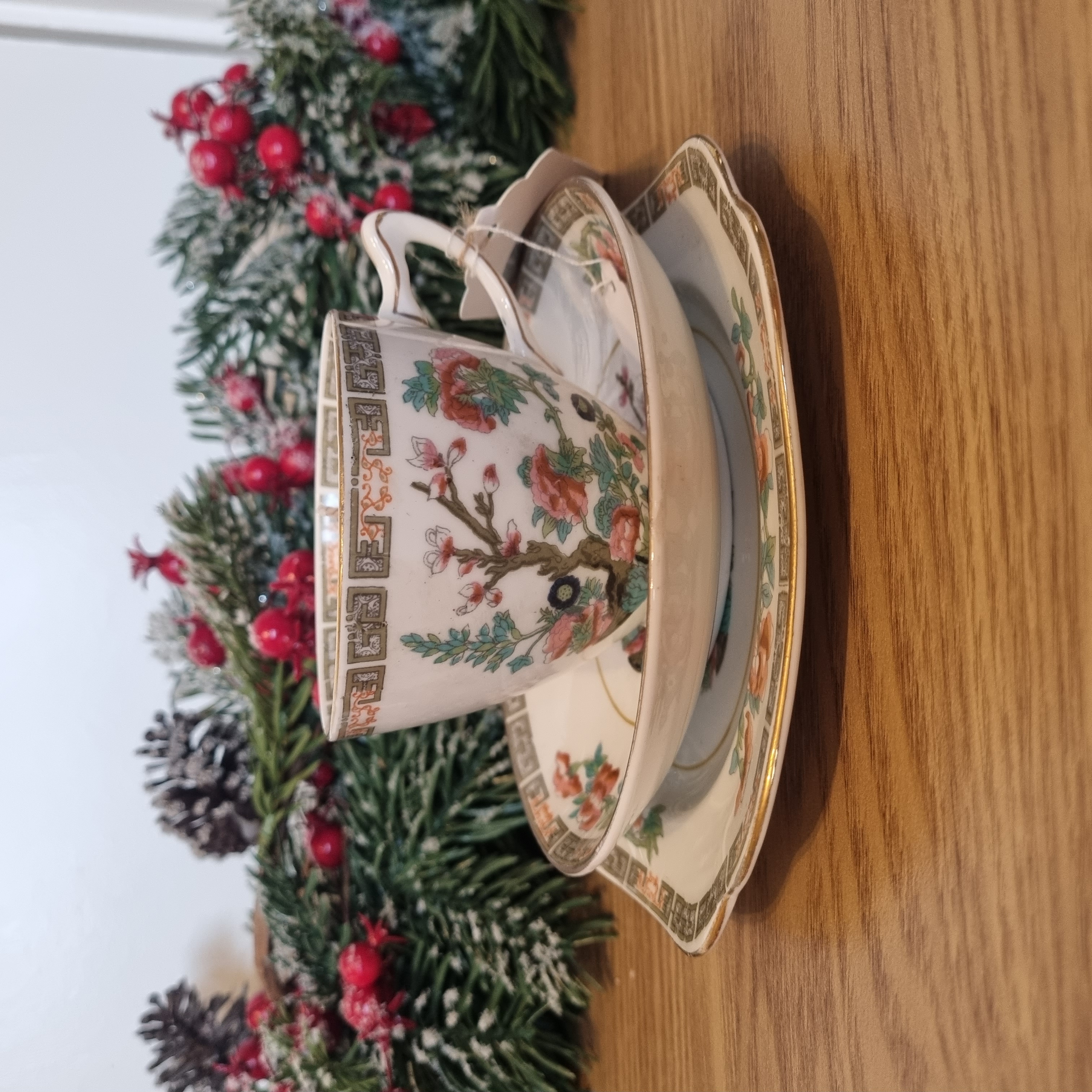 Christmas Cookie Teacup & Saucer Candle