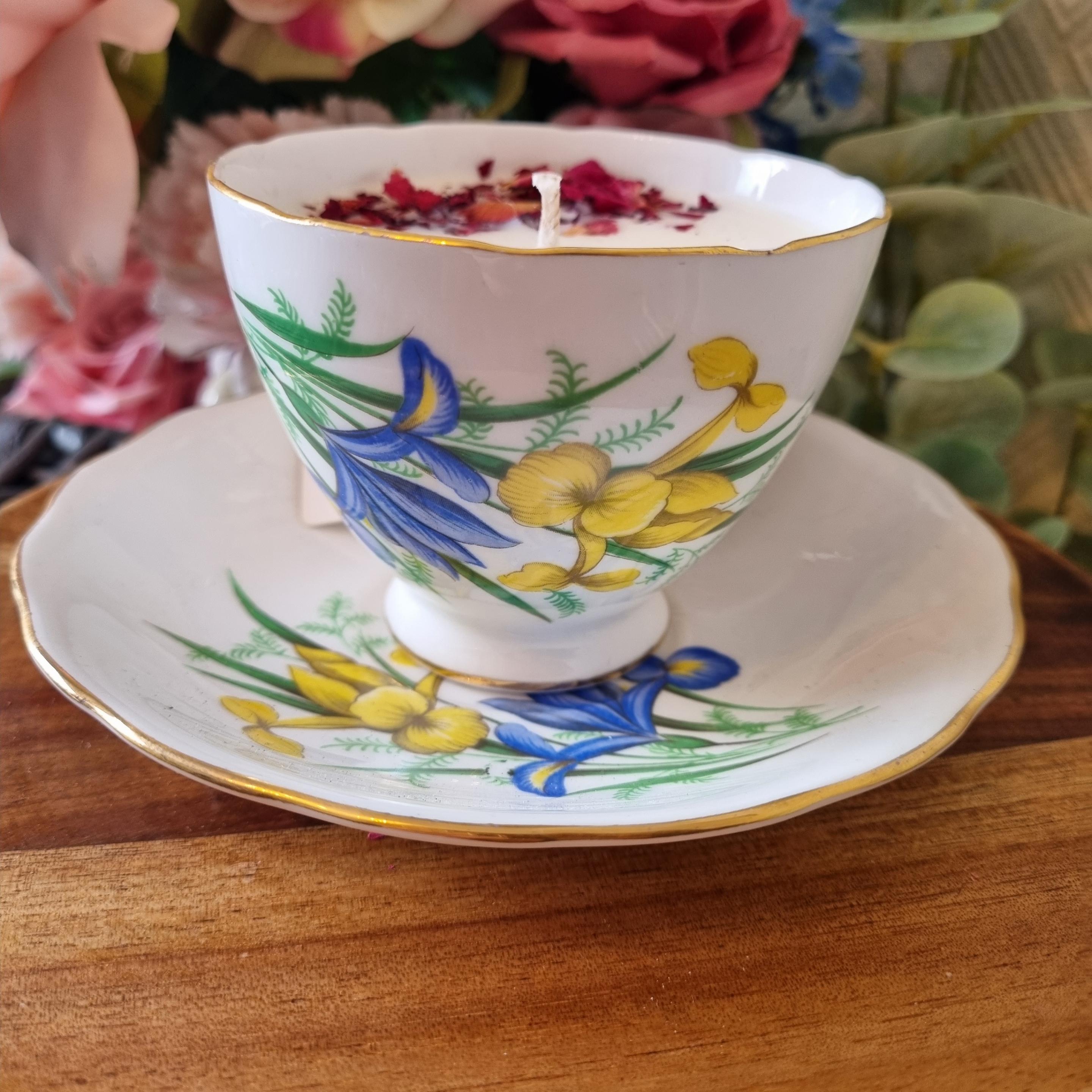 Baby Powder Teacup & Saucer Candle