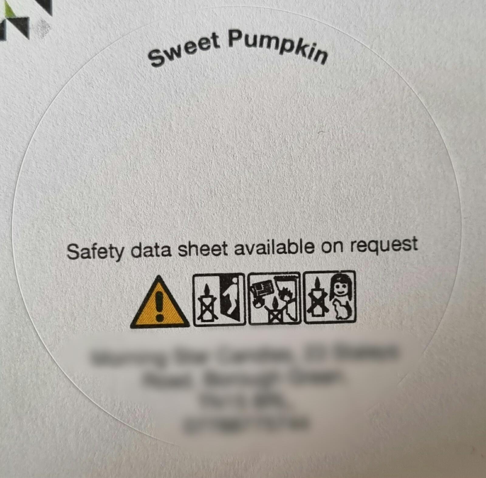 Sweet Pumpkin Ghost Candle